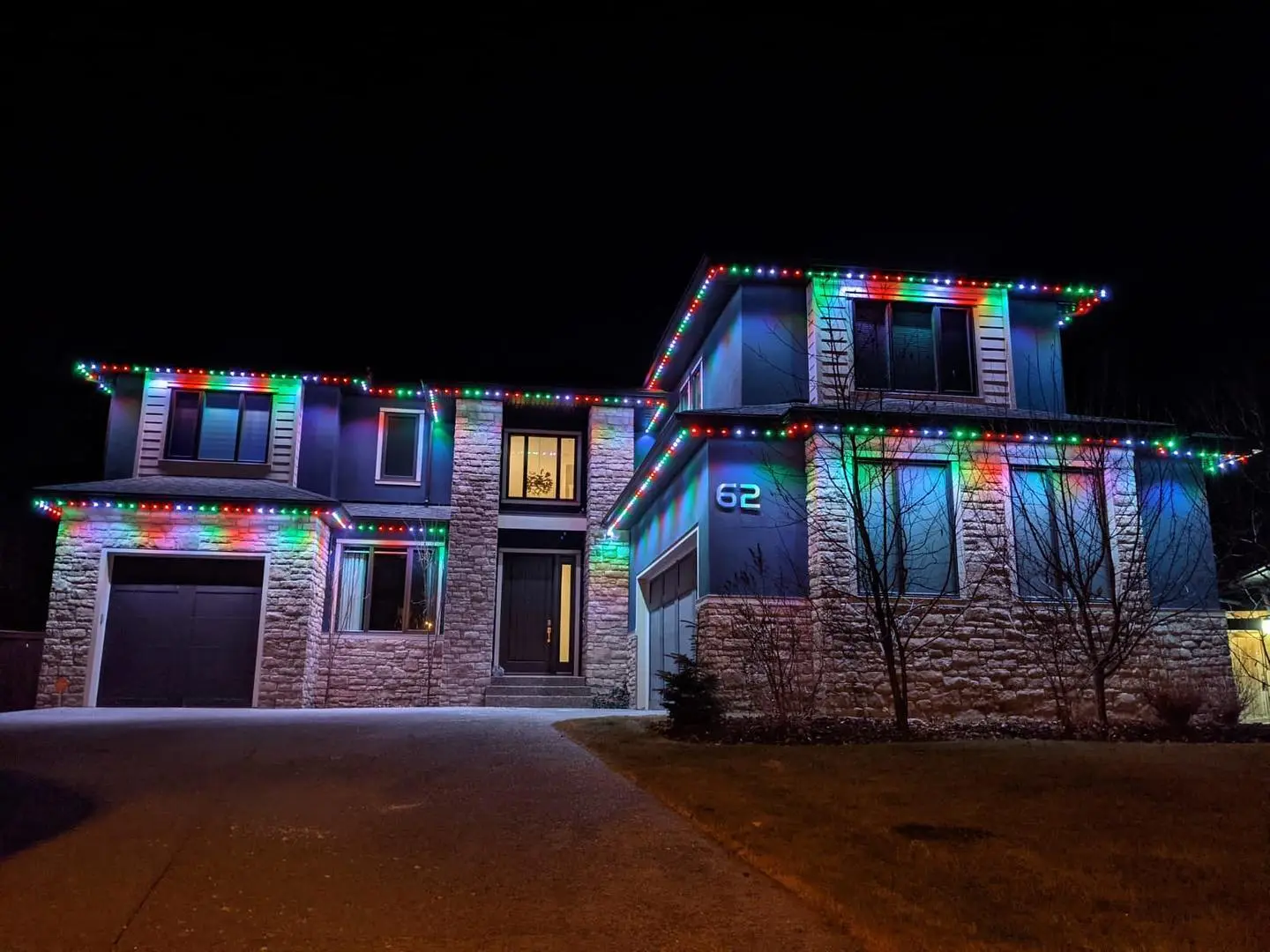 Residential lighting project — Grand Entrance: Welcoming pathway and porch lighting for curb appeal.